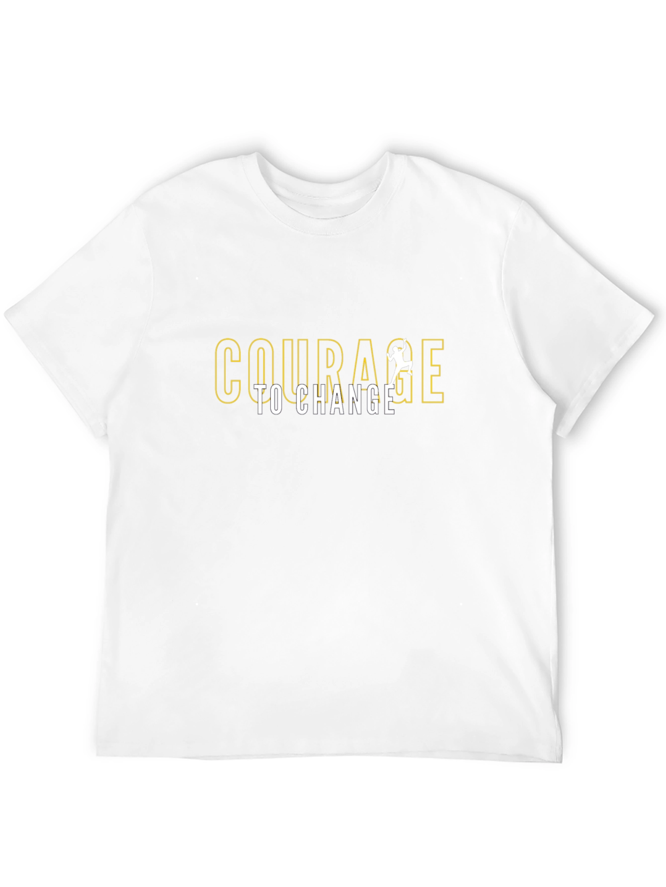 Courage to Change Graphic T-Shirt - Motivational Tee
