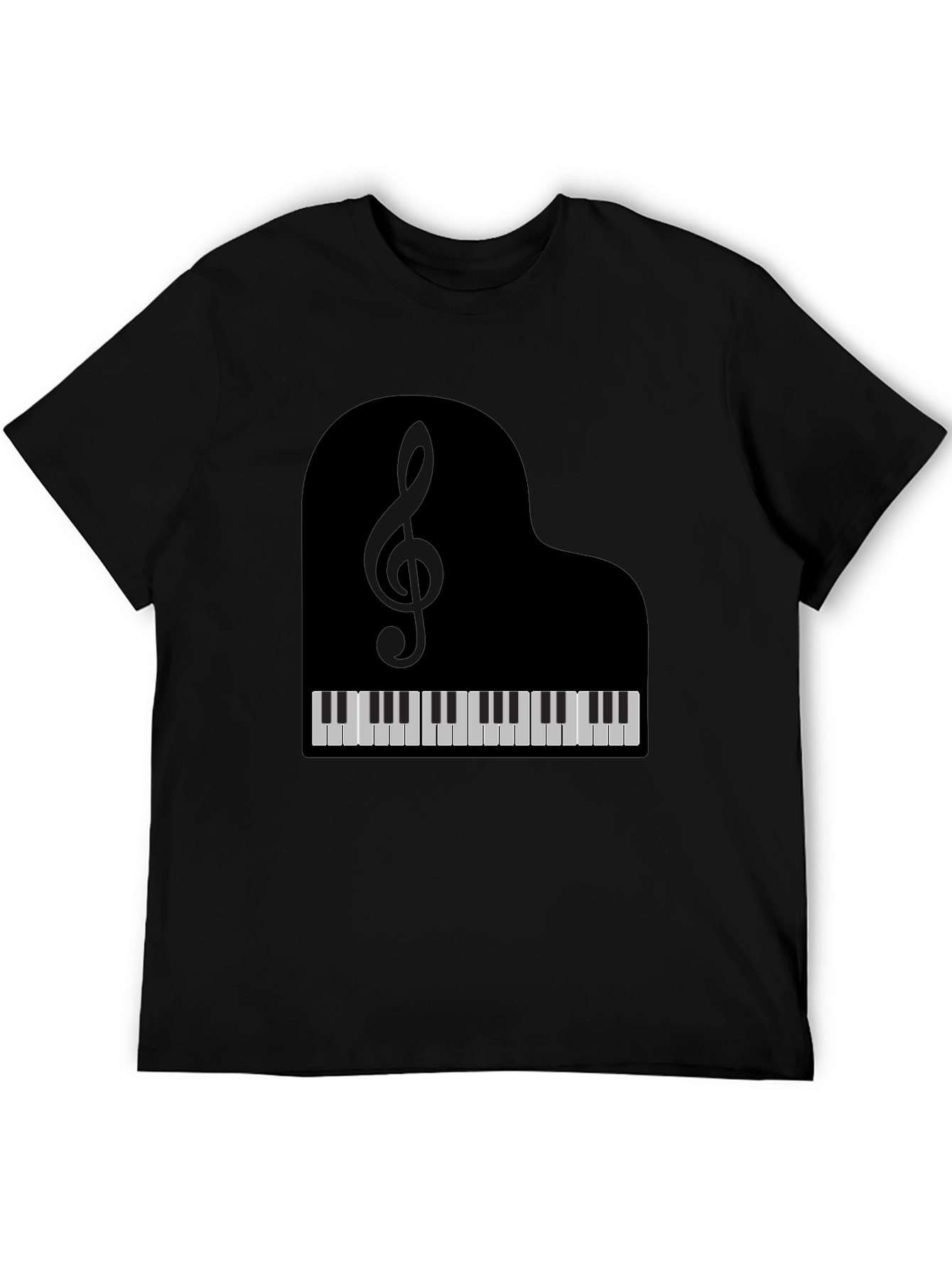 Musical Piano T-Shirt - Classic Design
