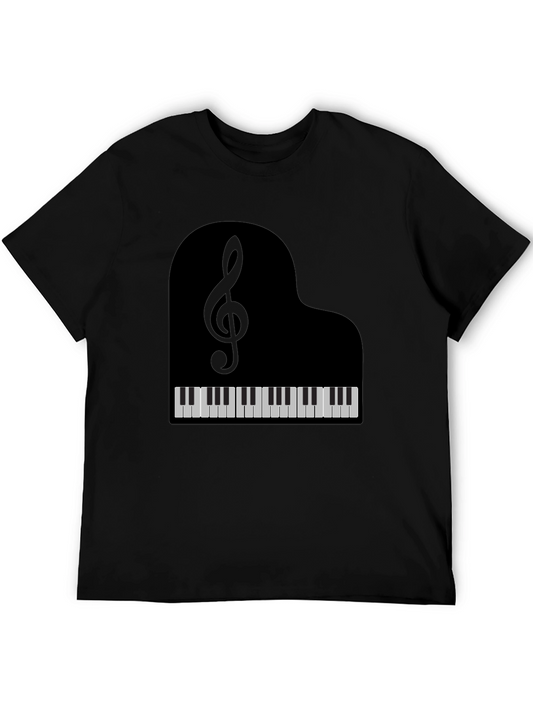 Musical Piano T-Shirt - Classic Design