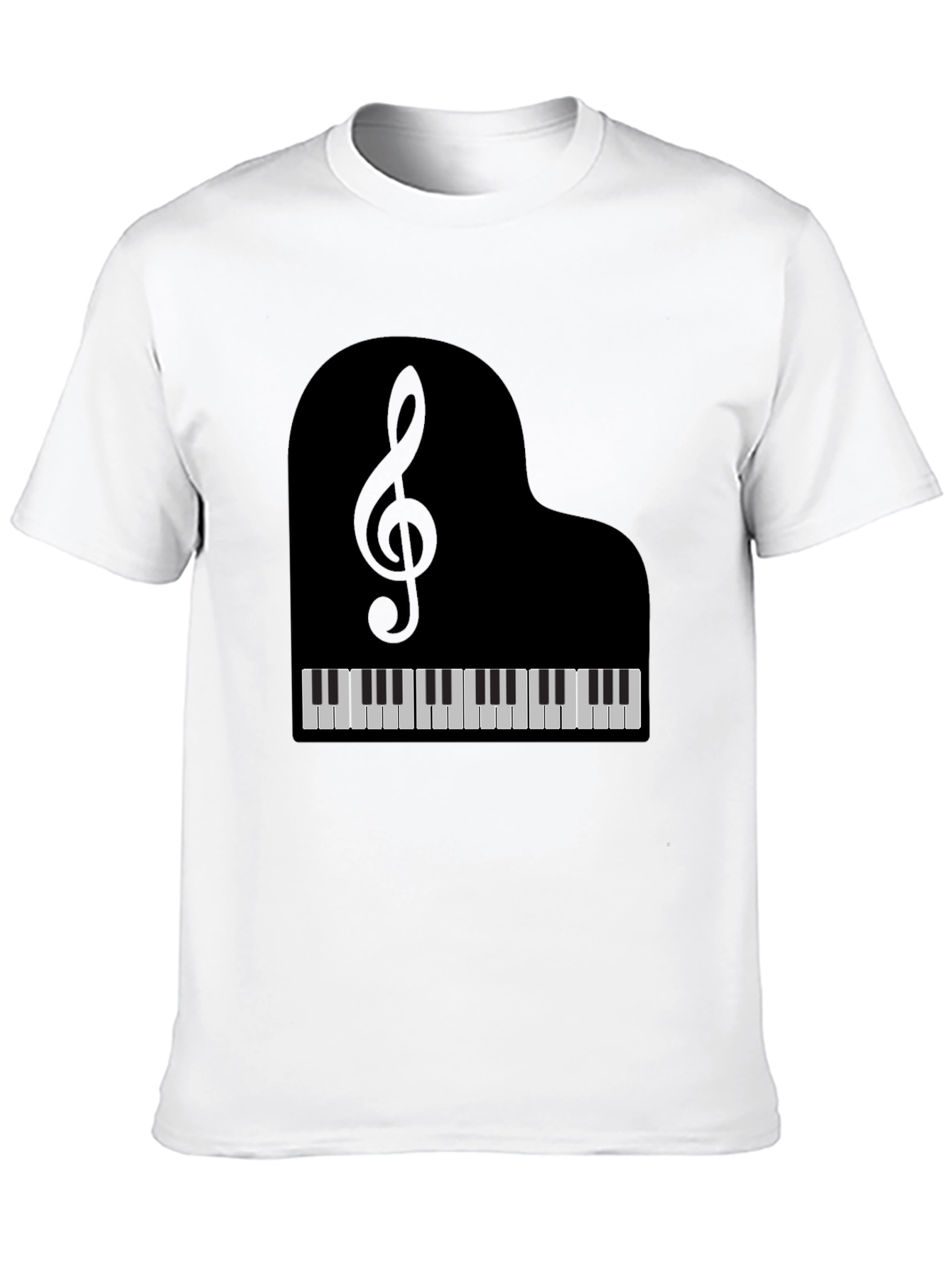 Musical Piano T-Shirt - Classic Design