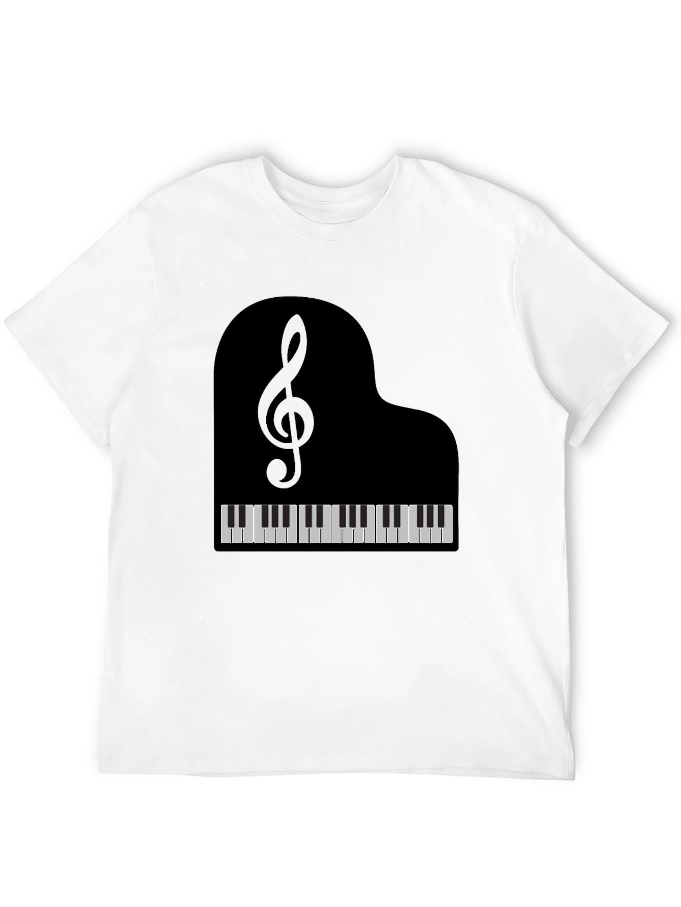 Musical Piano T-Shirt - Classic Design