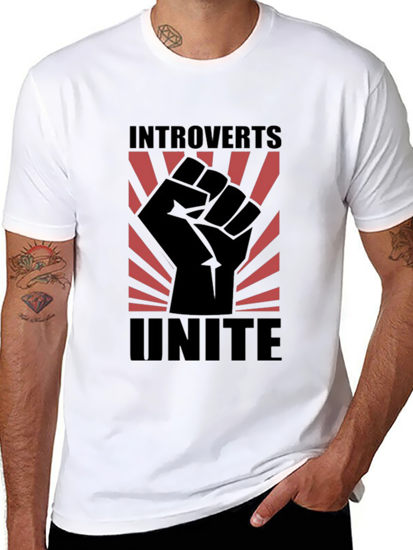 Introverts Unite Graphic T-Shirt