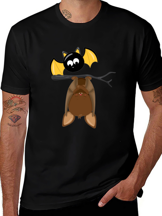 Cute Cartoon Bat Graphic Tee