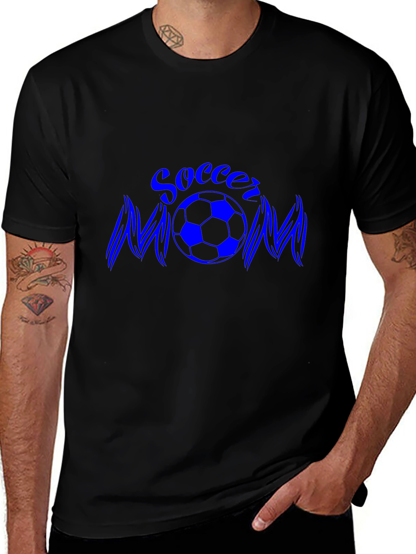 Soccer Mom Black T-Shirt