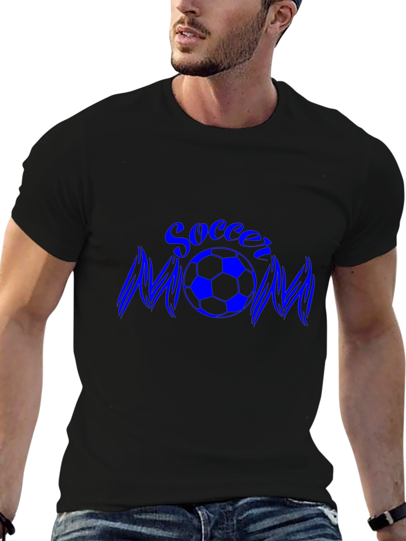 Soccer Mom Black T-Shirt