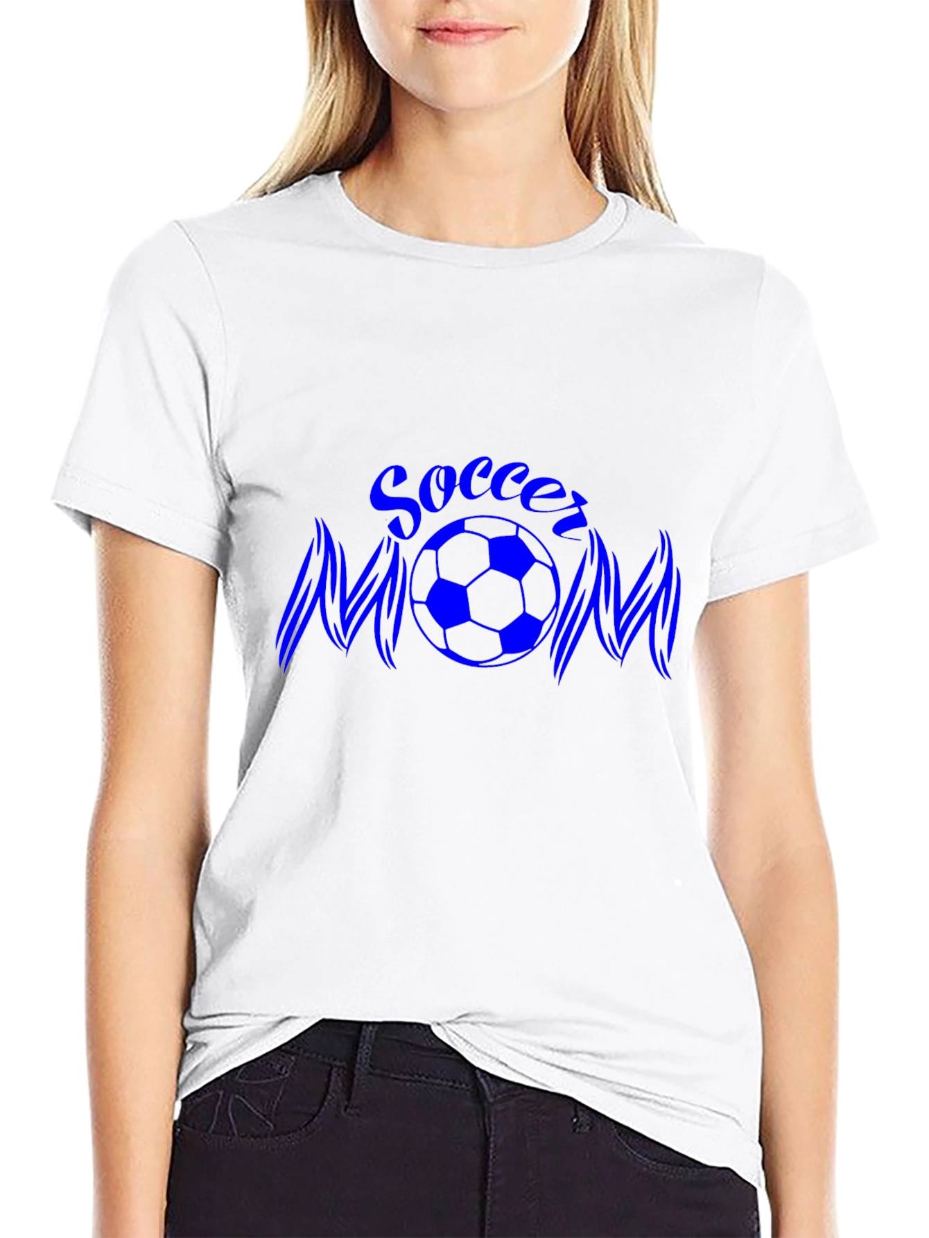 Soccer Mom Black T-Shirt