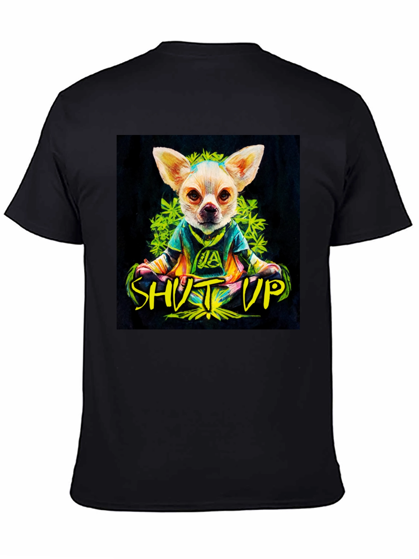 Chill Chihuahua Shut Up Graphic Tee