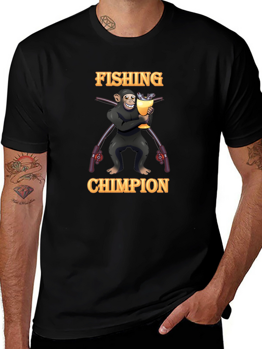 Fishing Chimpion T-Shirt