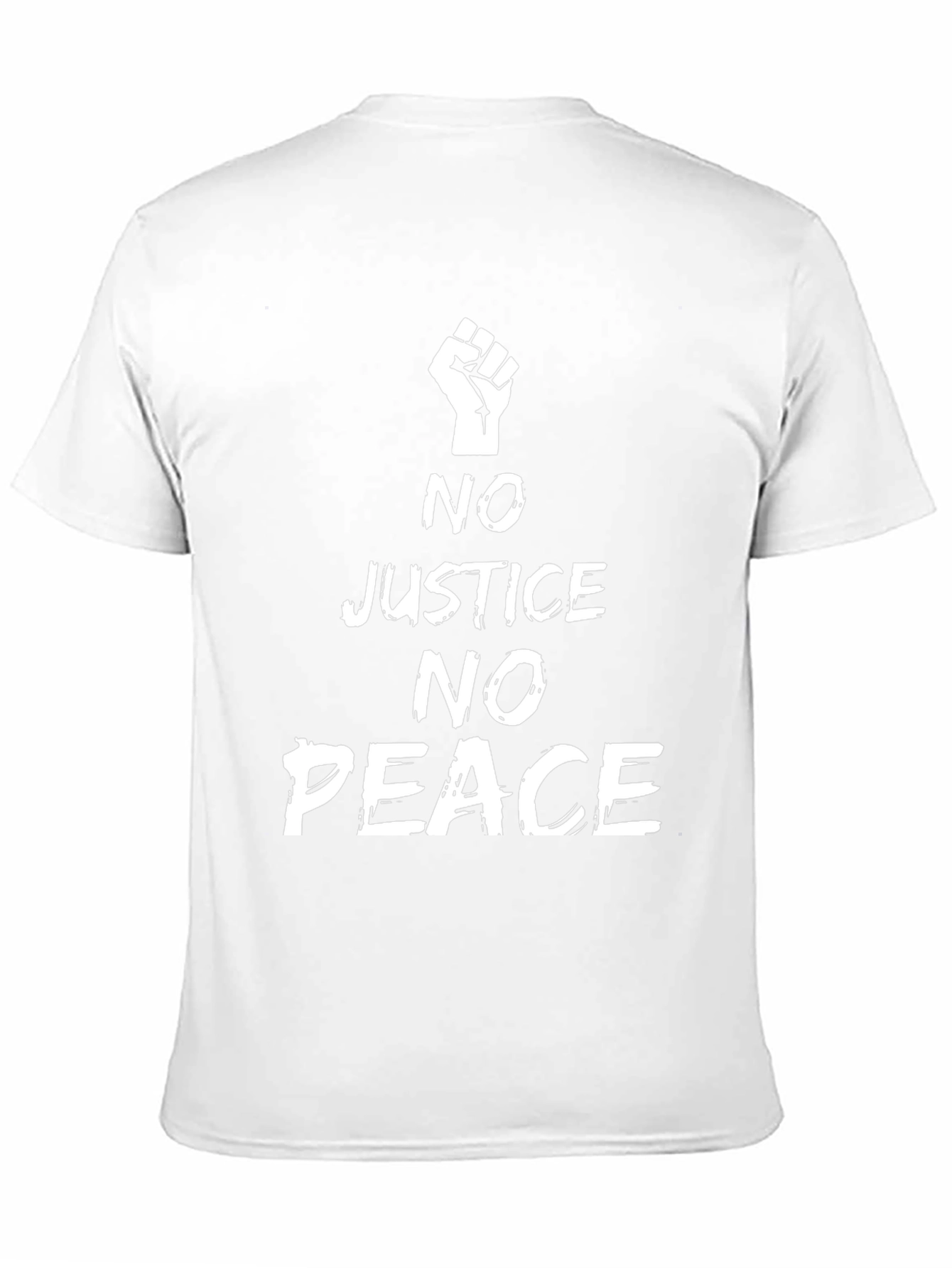 No Justice No Peace T-Shirt BLM Fist Protest