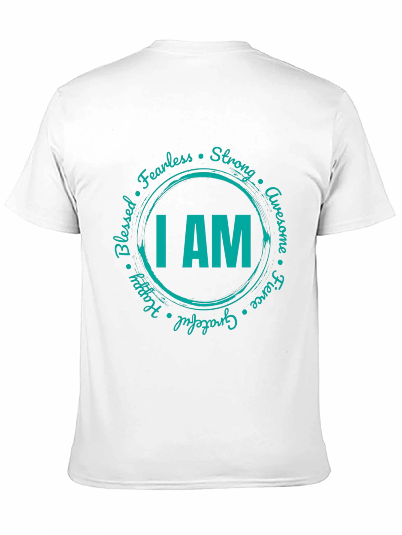 I AM Positive Affirmation Graphic Tee - Black