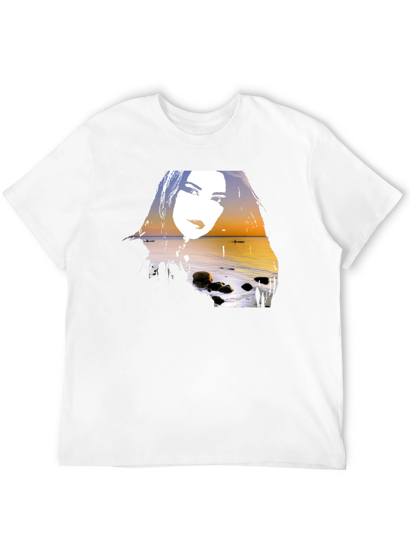 Sunset Silhouette Graphic T-Shirt