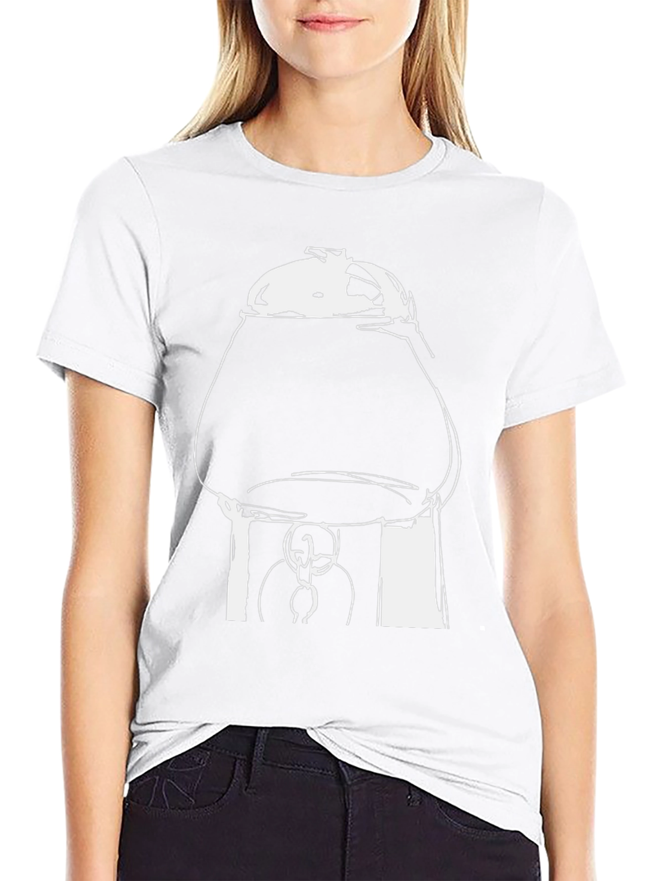 Unique Graphic Tee: Coffee Pot Illustration