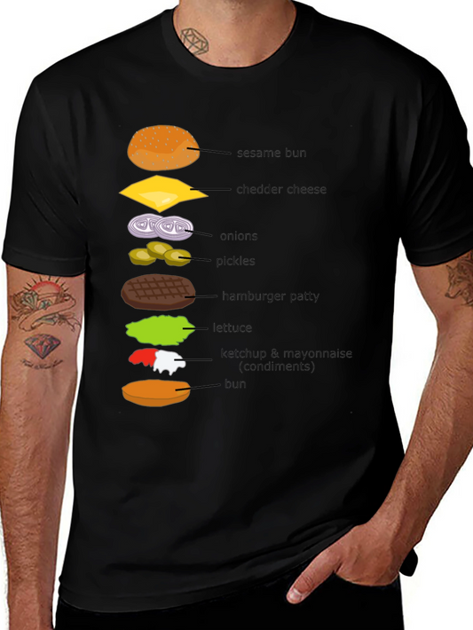 Burger Ingredients T-Shirt