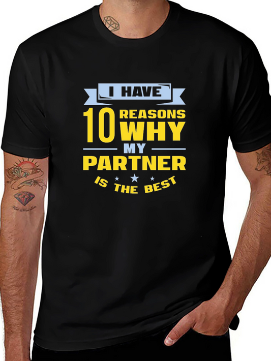 Partner Pride T-Shirt: 10 Reasons Why My Partner is the Best