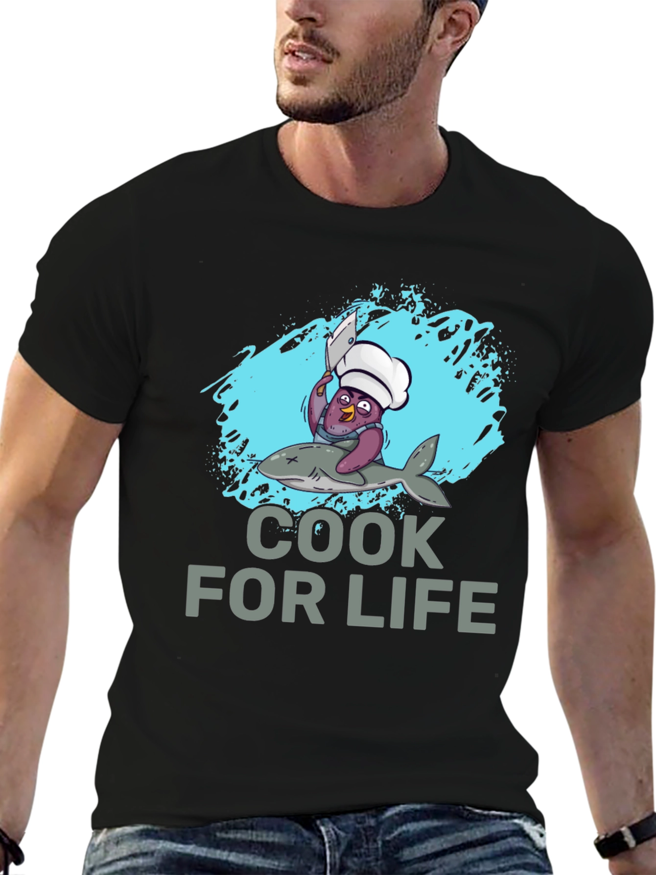 Cook For Life Graphic T-Shirt
