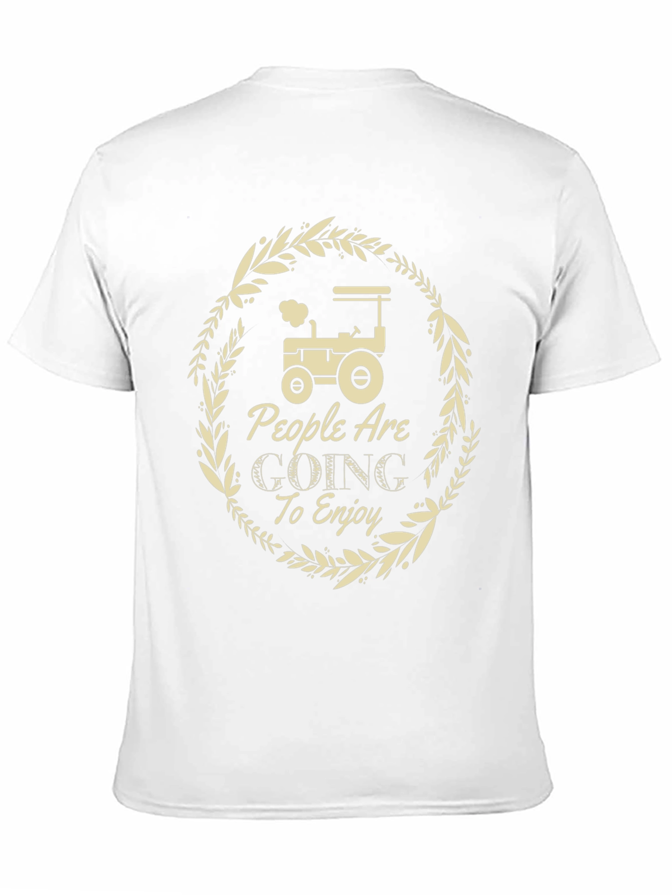 People Going To Enjoy Tractor Graphic Tee