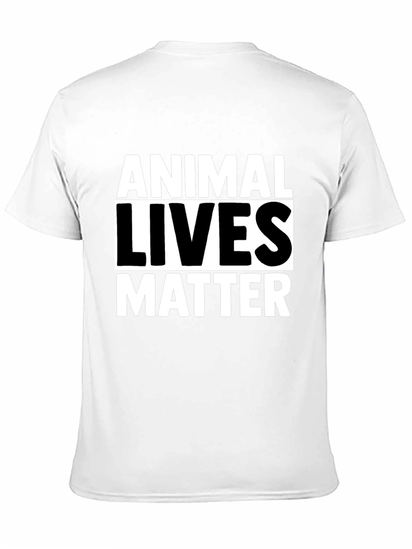Animal Lives Matter Black Graphic Tee