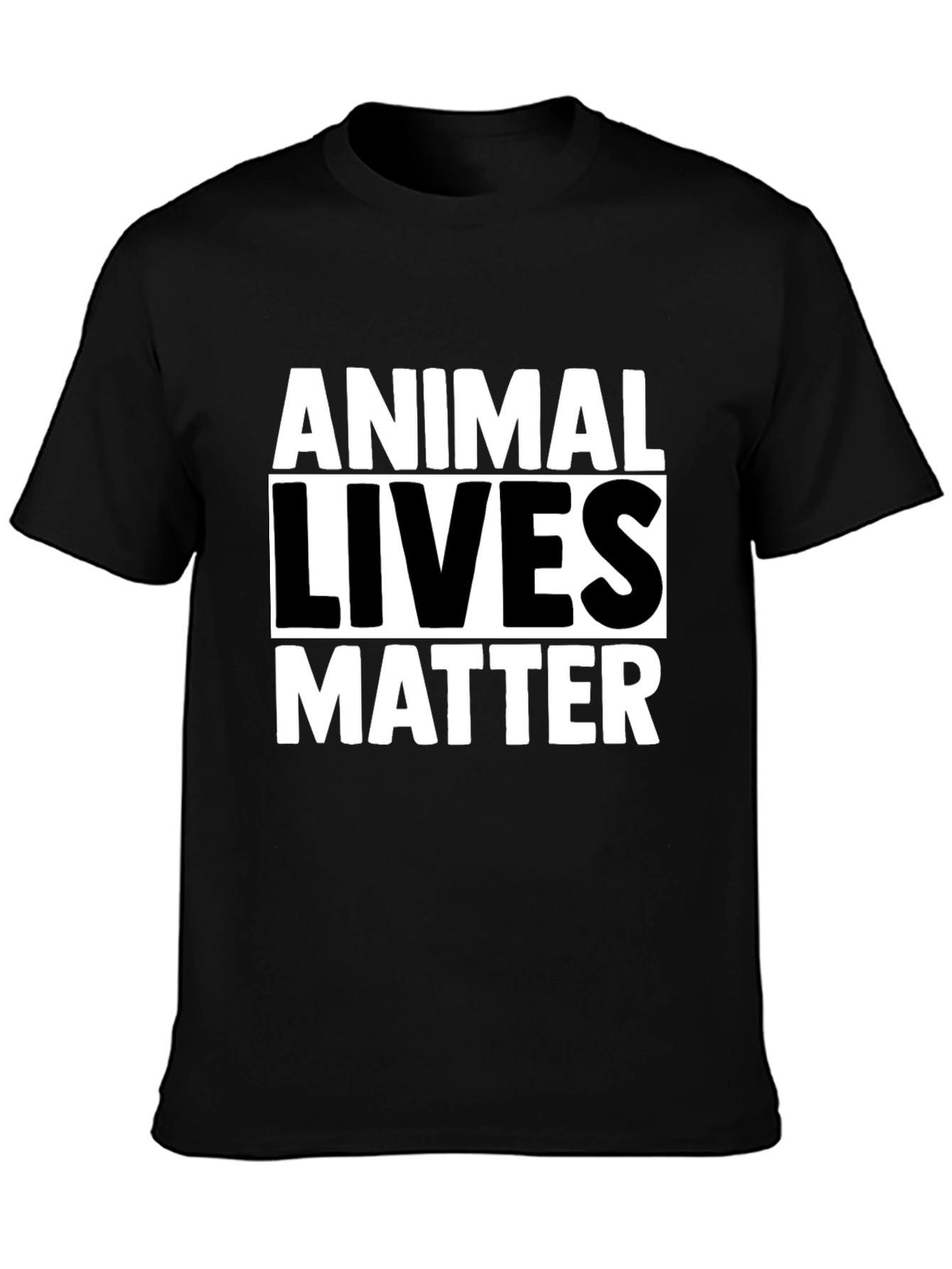 Animal Lives Matter Black Graphic Tee