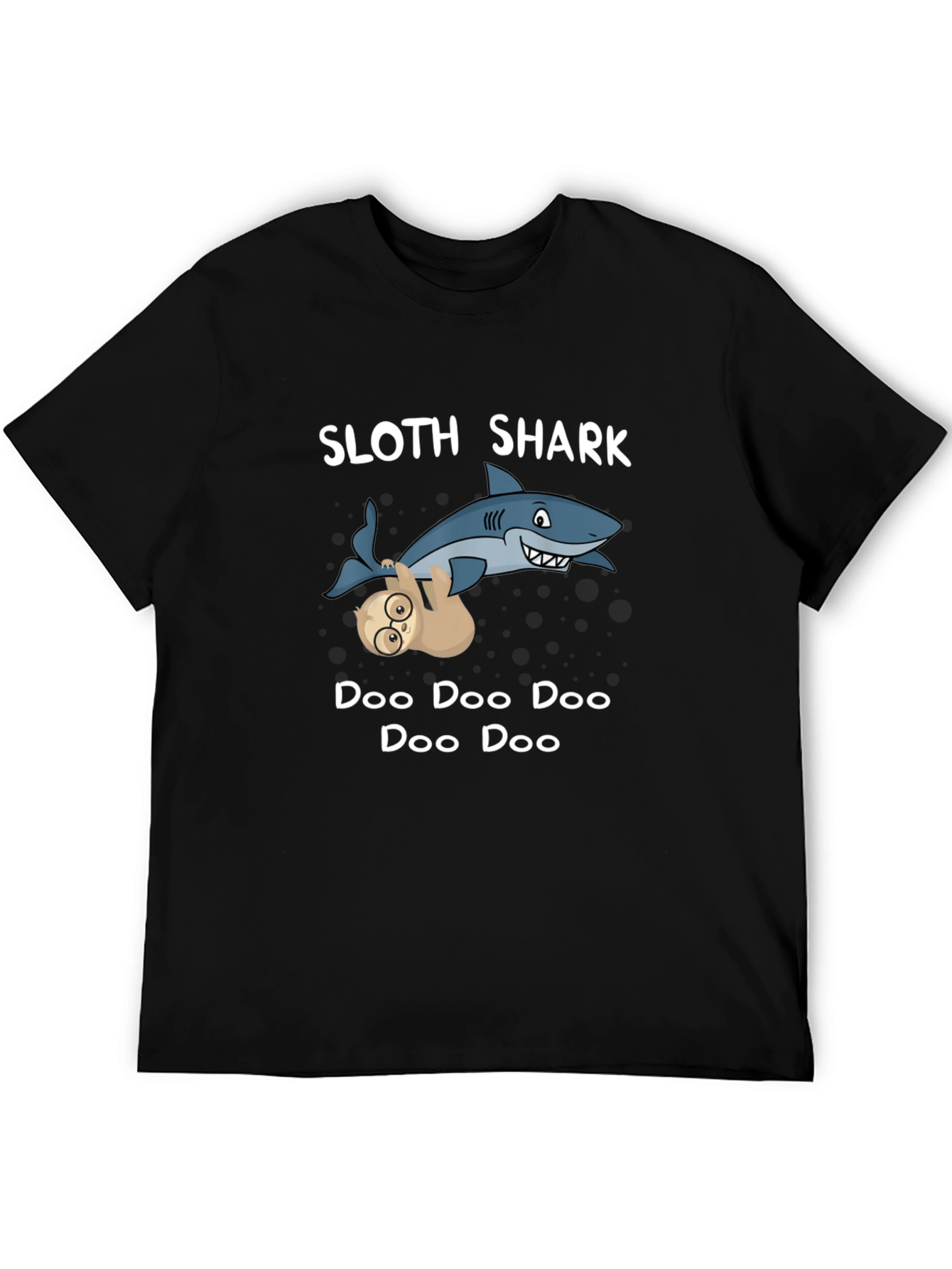 Sloth Shark Doo Doo T-Shirt - Funny Novelty Tee