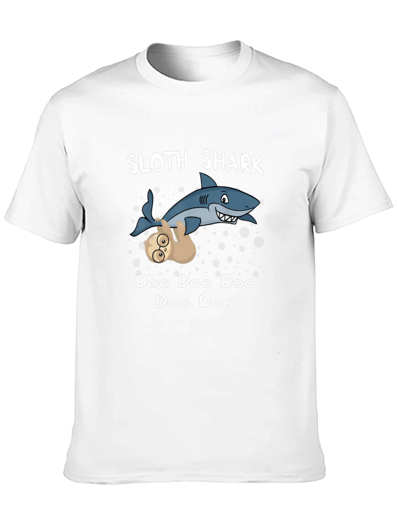 Sloth Shark Doo Doo T-Shirt - Funny Novelty Tee