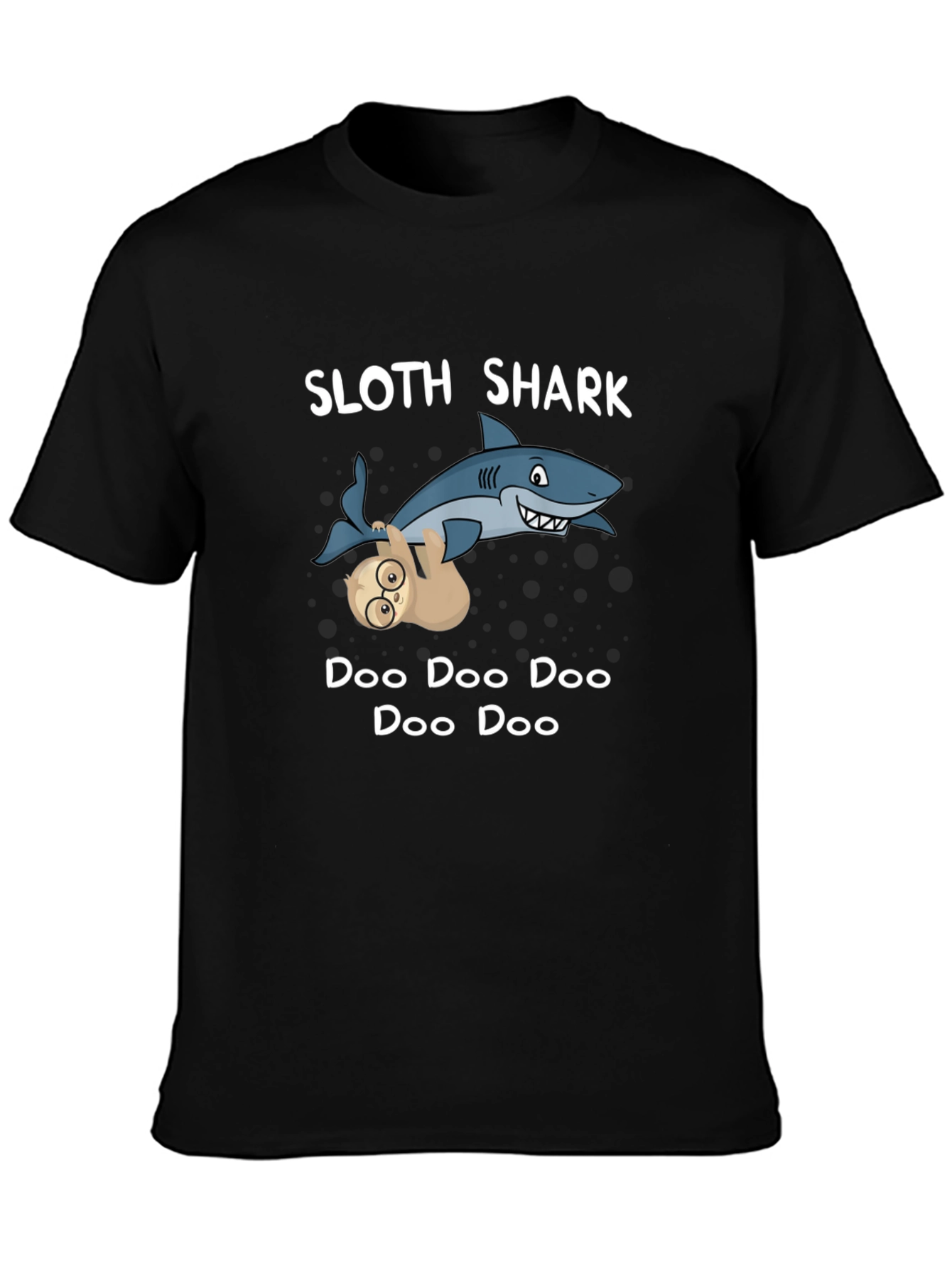 Sloth Shark Doo Doo T-Shirt - Funny Novelty Tee