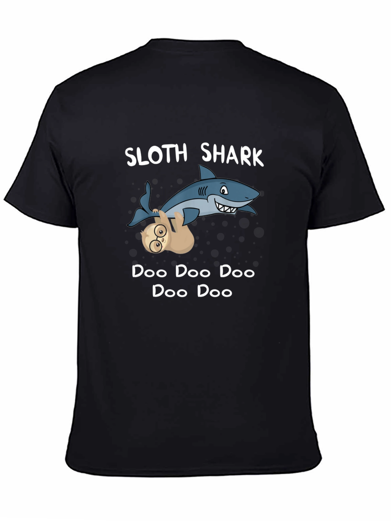 Sloth Shark Doo Doo T-Shirt - Funny Novelty Tee