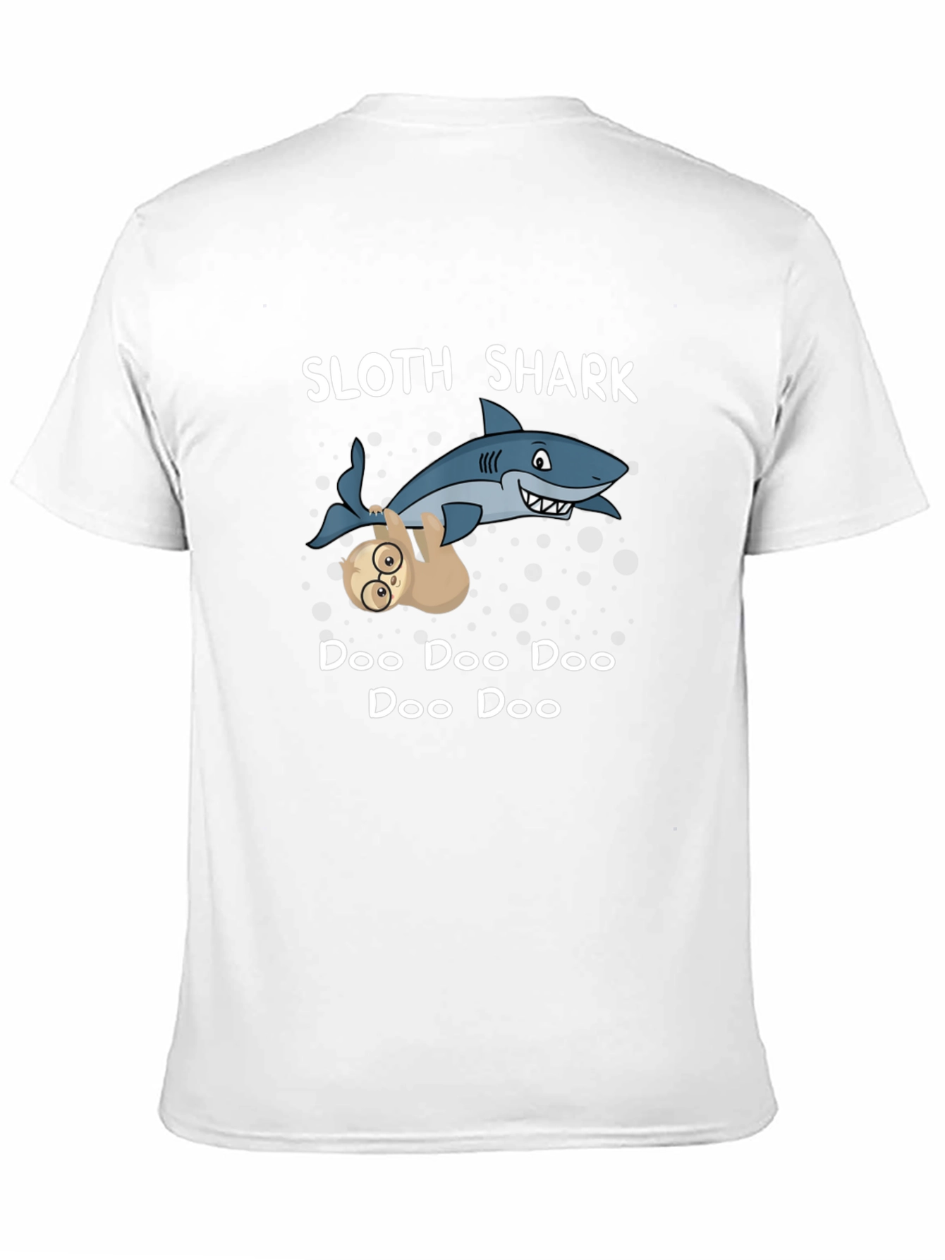 Sloth Shark Doo Doo T-Shirt - Funny Novelty Tee