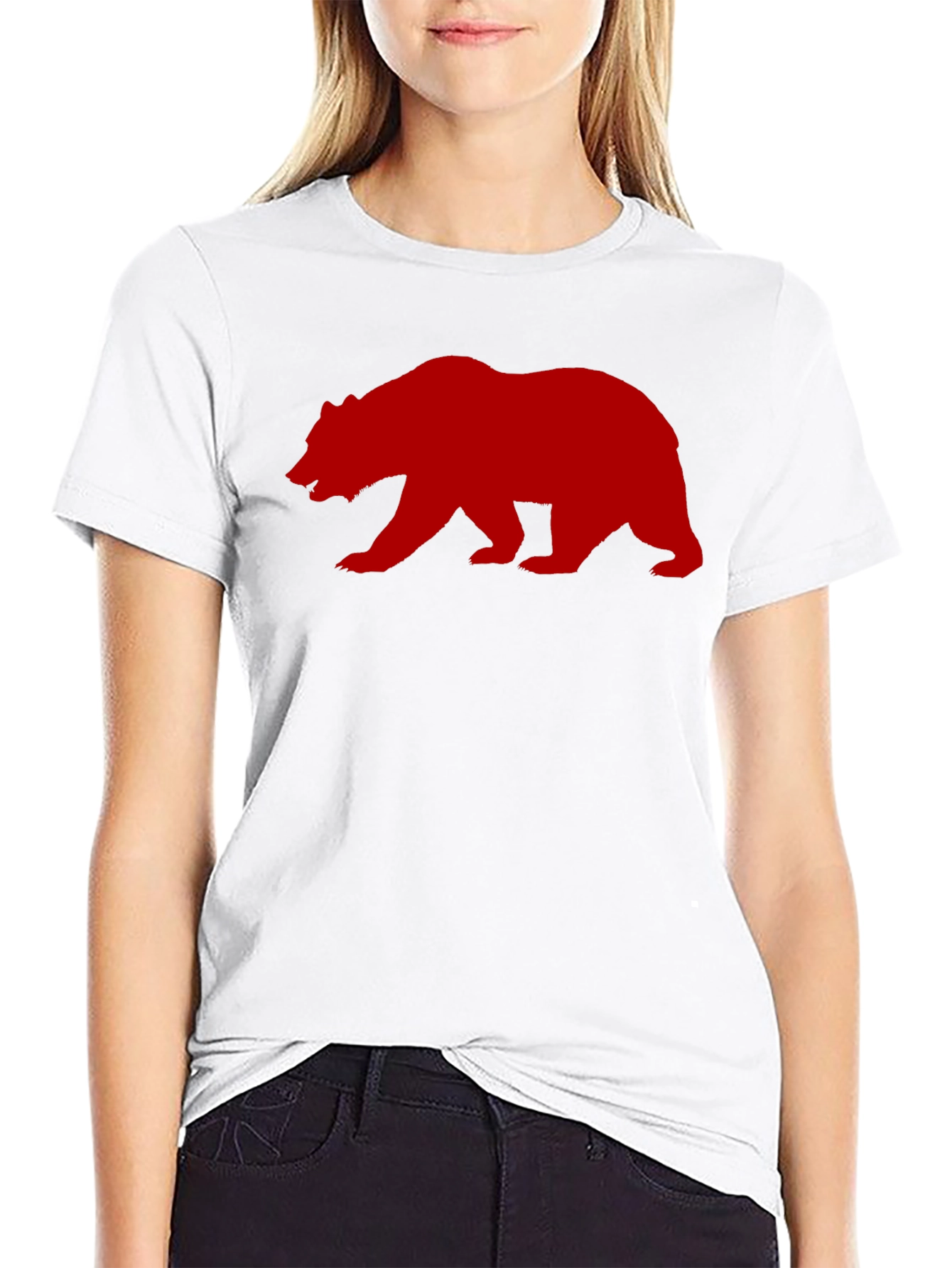 Bear Graphic T-Shirt - Casual Style