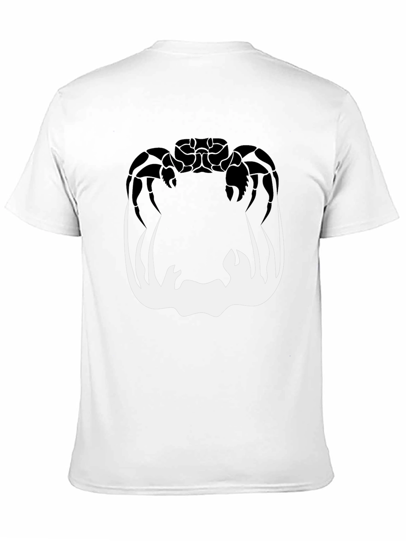 Crab Silhouette Graphic Tee - Mens Black T-Shirt