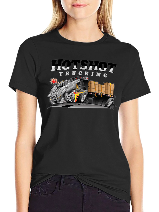 Hotshot Trucking Black Graphic Tee