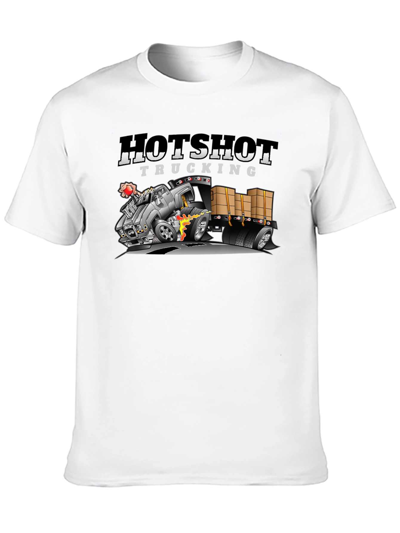 Hotshot Trucking Black Graphic Tee