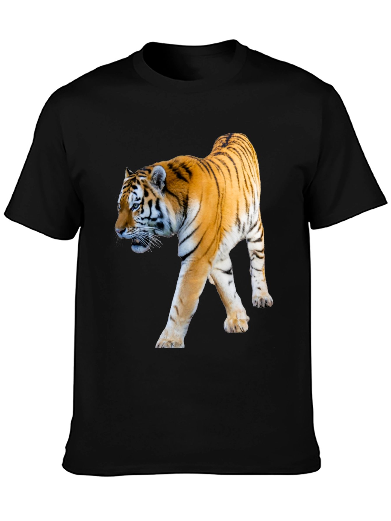 Tiger Graphic Black T-Shirt