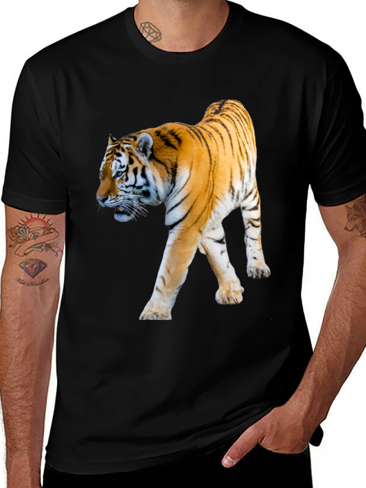 Tiger Graphic Black T-Shirt