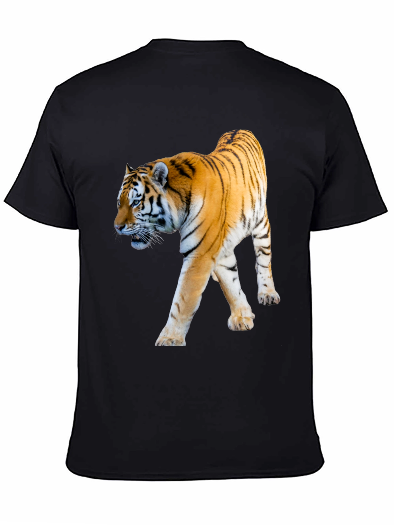Tiger Graphic Black T-Shirt