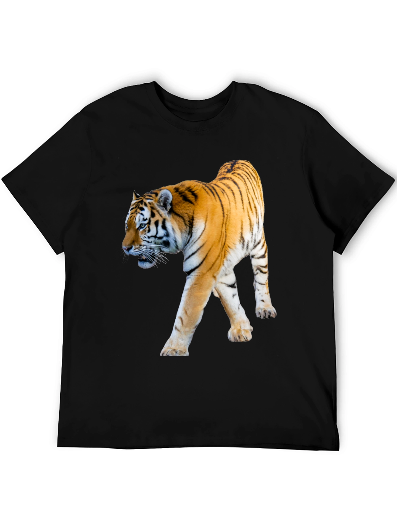 Tiger Graphic Black T-Shirt