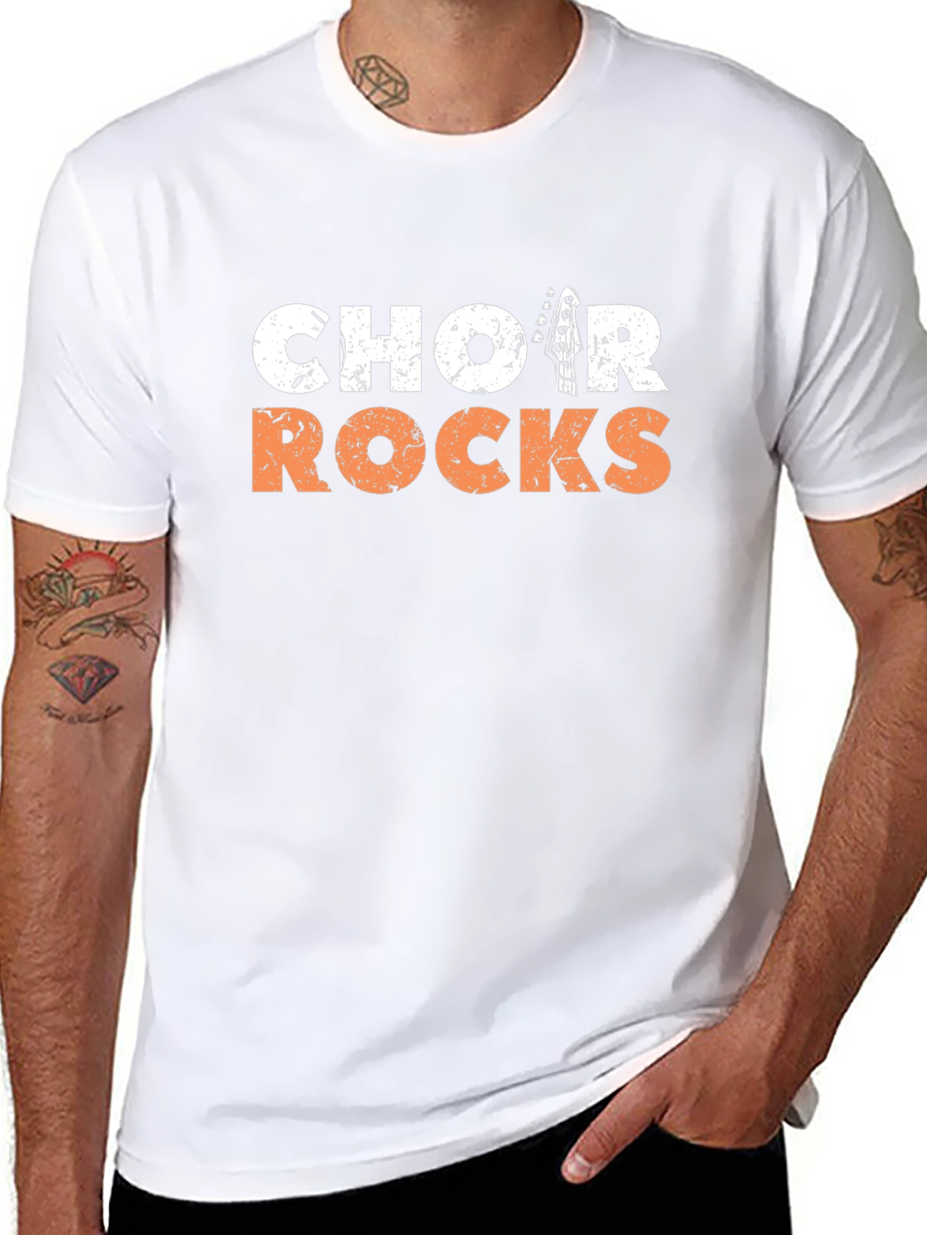 Choir Rocks Graphic Tee - Music Lover T-Shirt