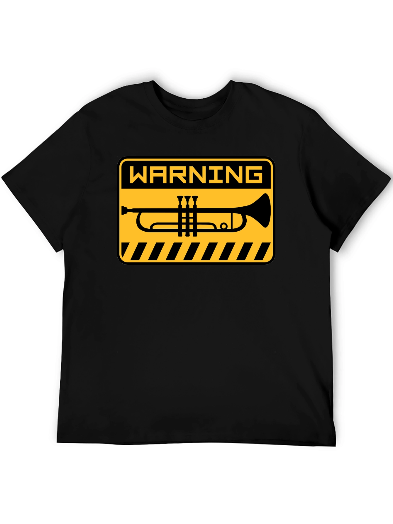 Warning Trumpet Black T-Shirt