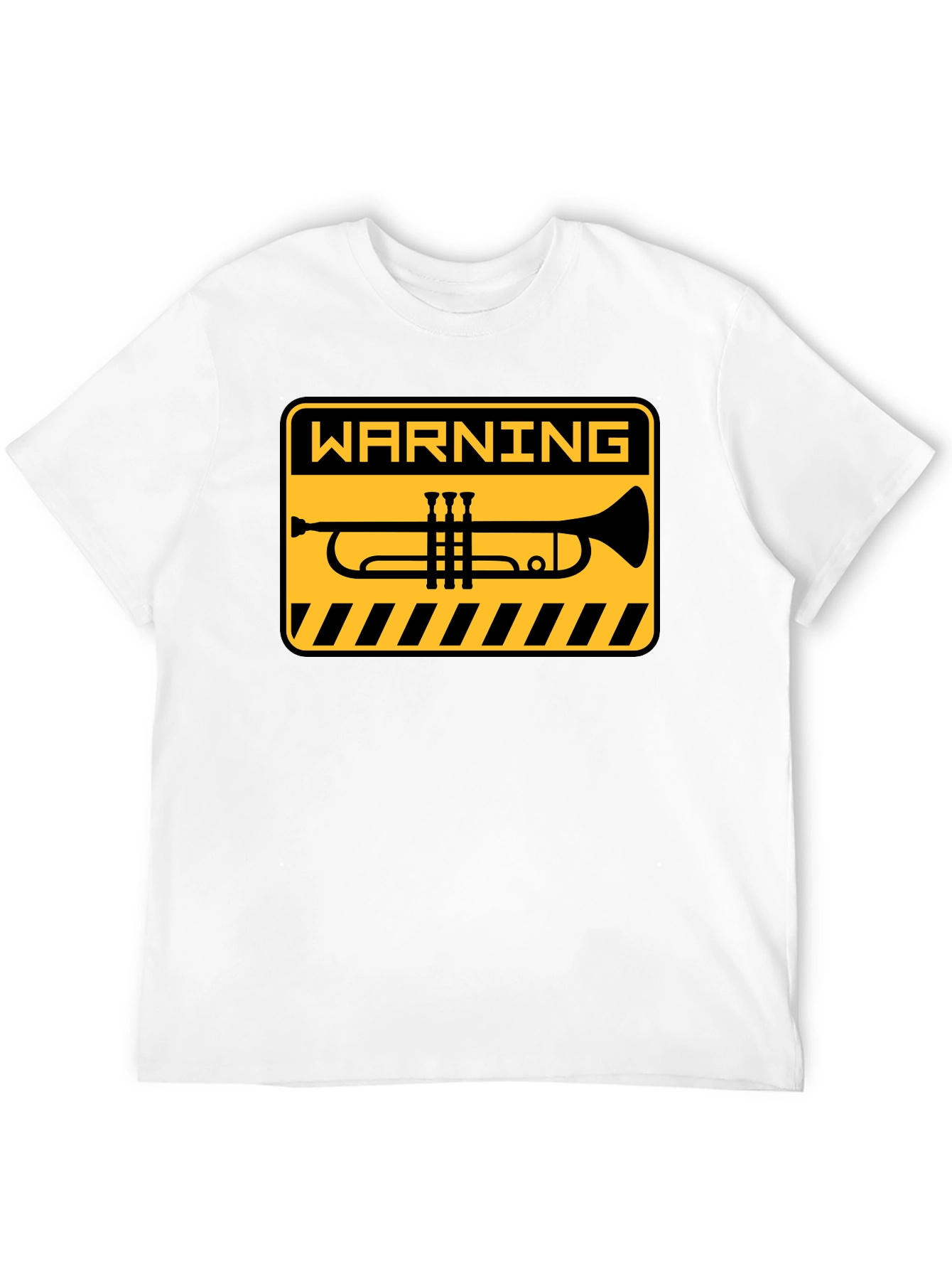 Warning Trumpet Black T-Shirt