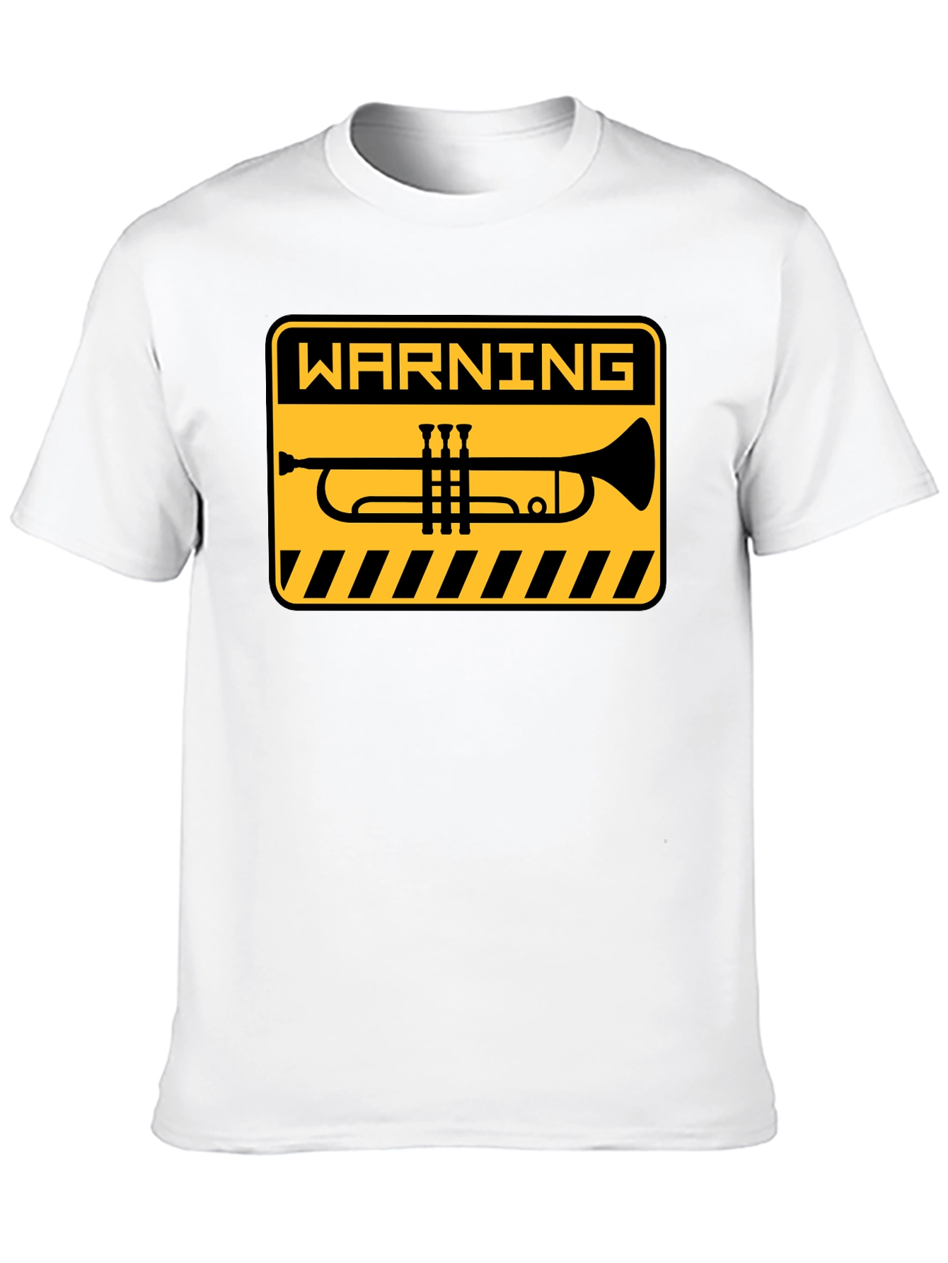 Warning Trumpet Black T-Shirt