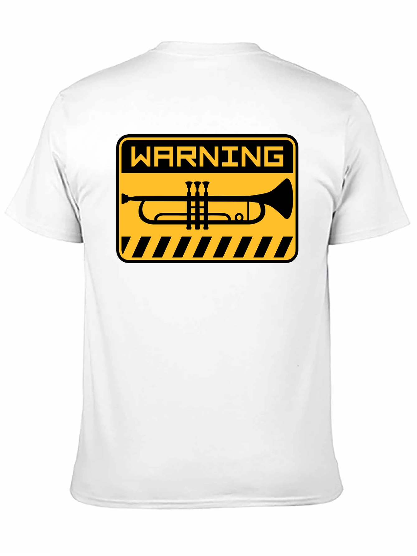 Warning Trumpet Black T-Shirt