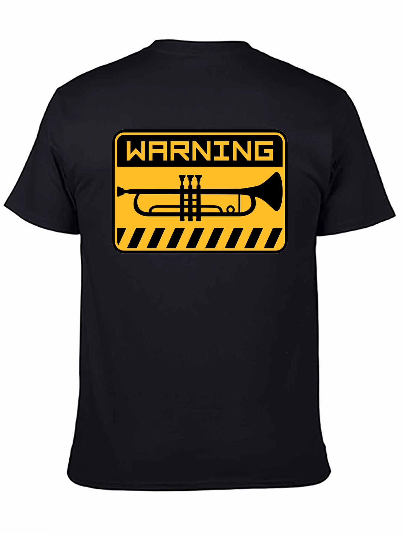 Warning Trumpet Black T-Shirt