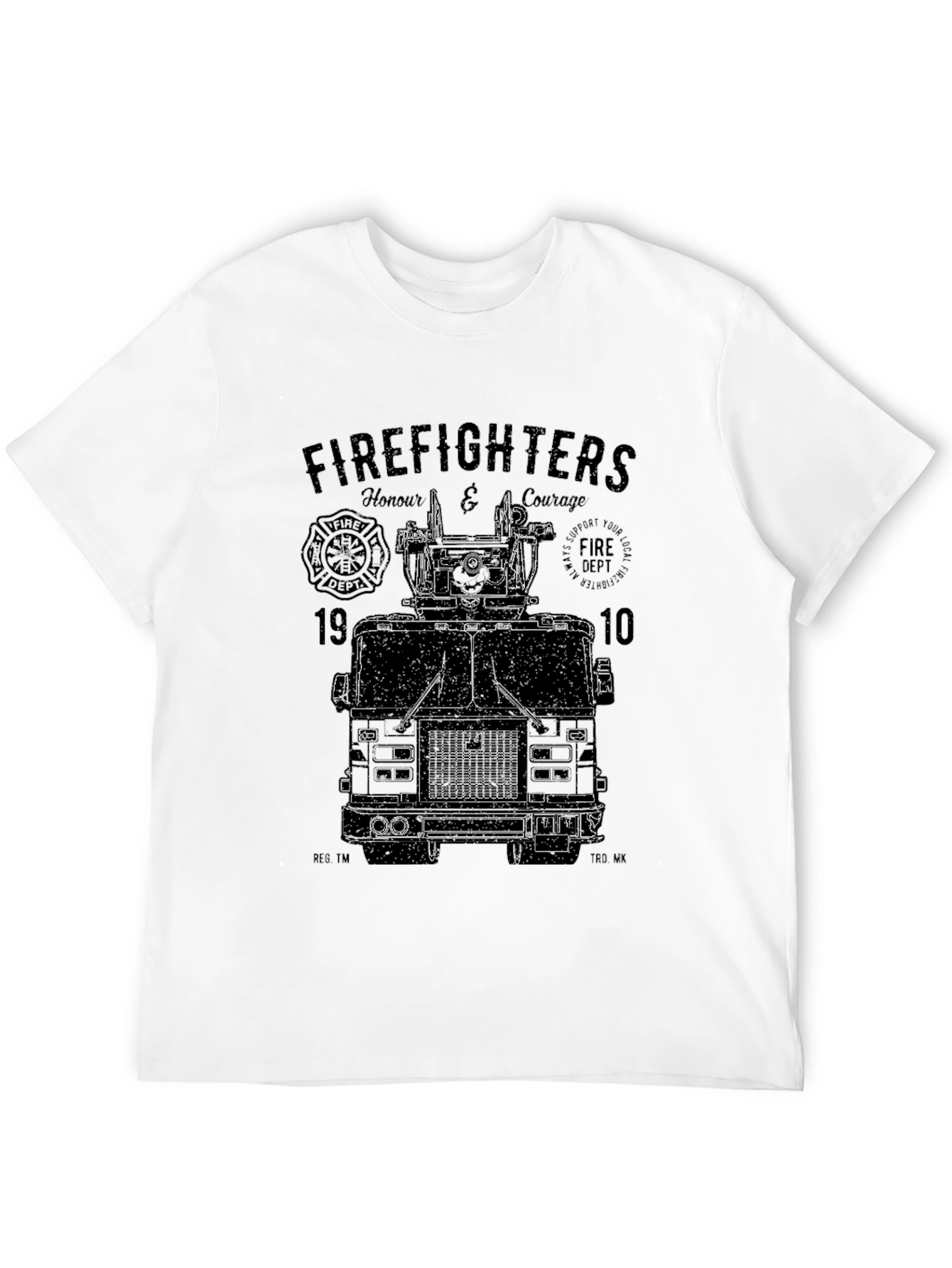 Firefighters Honour & Courage Graphic T-Shirt
