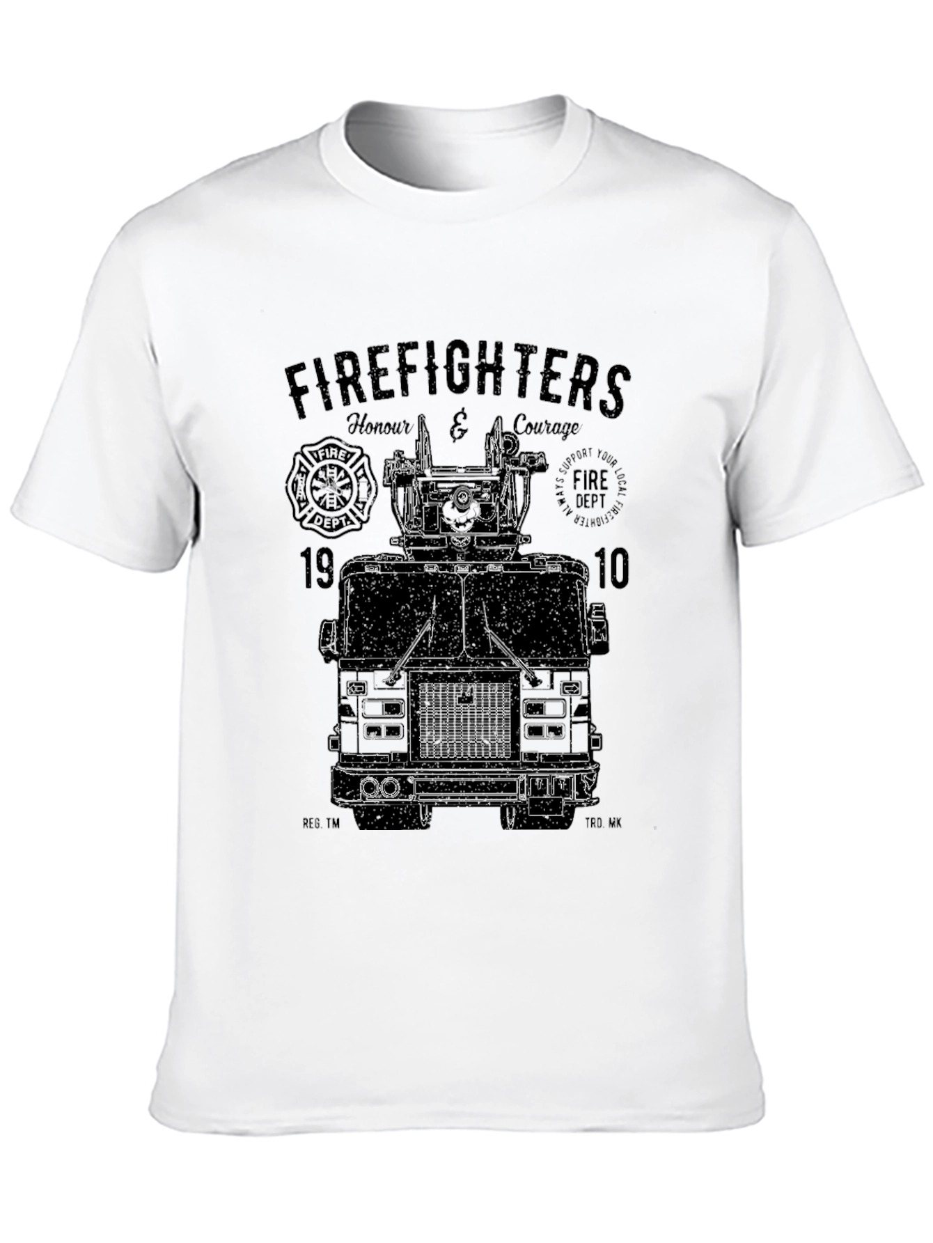 Firefighters Honour & Courage Graphic T-Shirt