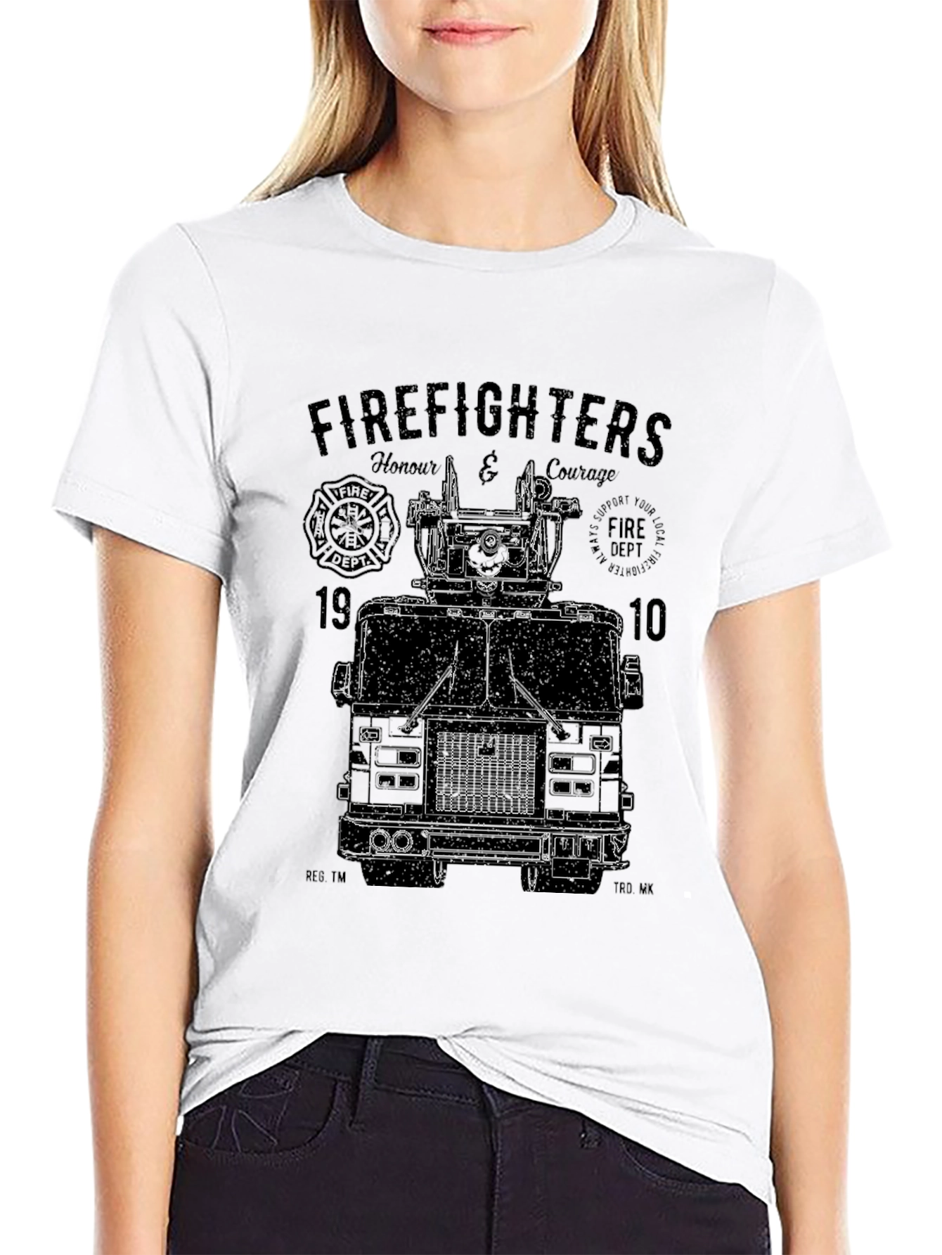 Firefighters Honour & Courage Graphic T-Shirt