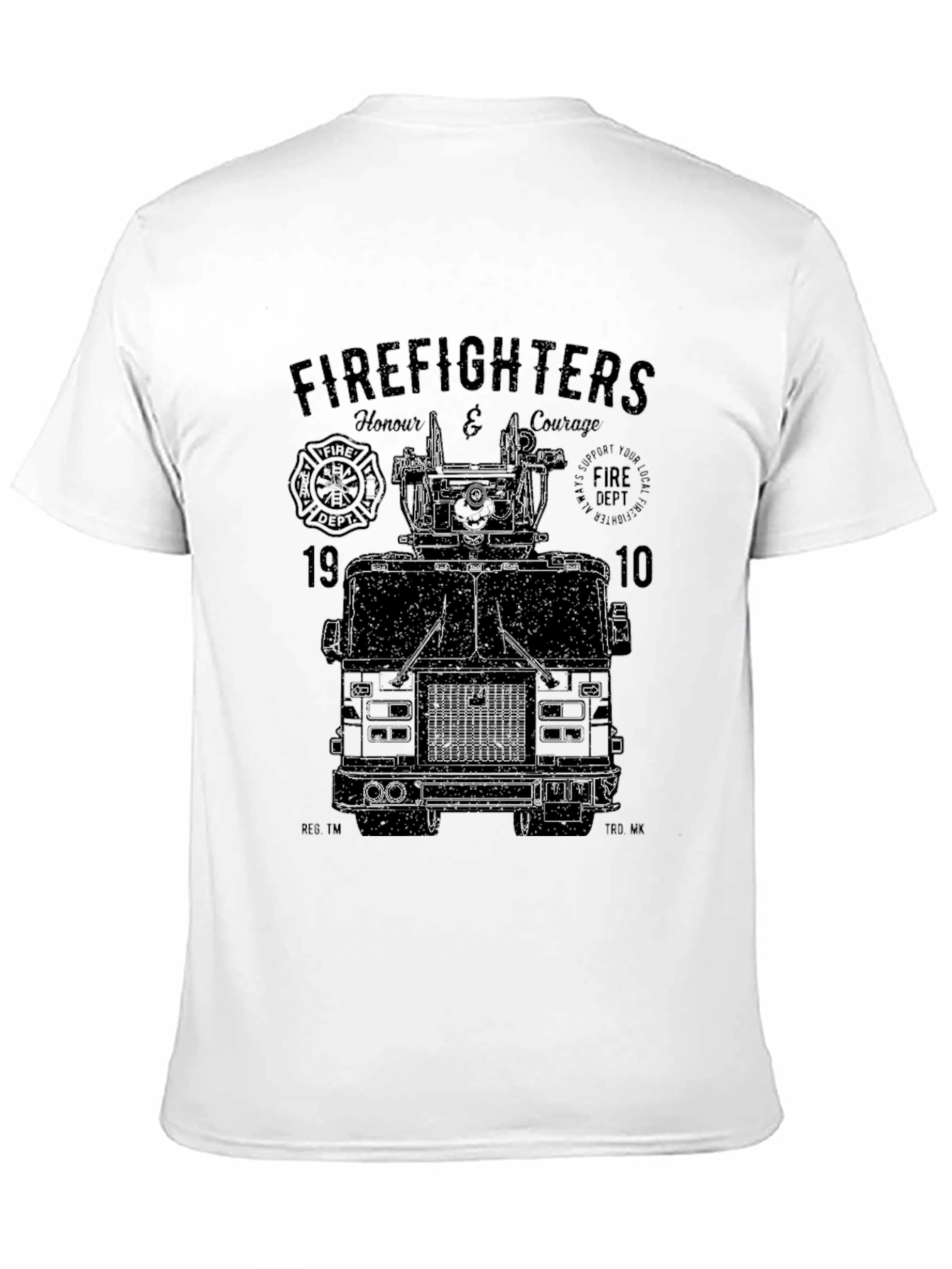 Firefighters Honour & Courage Graphic T-Shirt