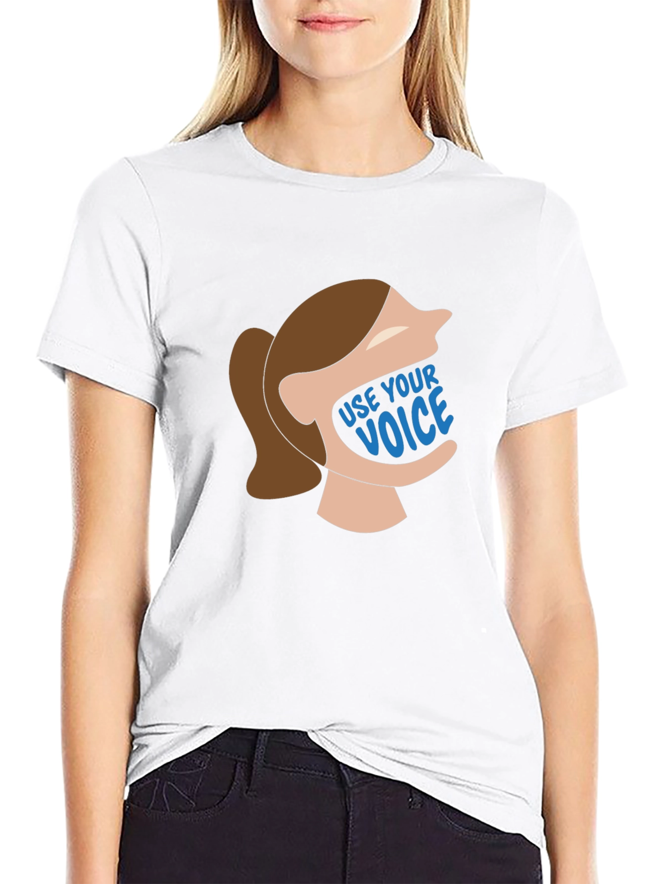 Use Your Voice Graphic Tee - Empowering Unisex T-Shirt