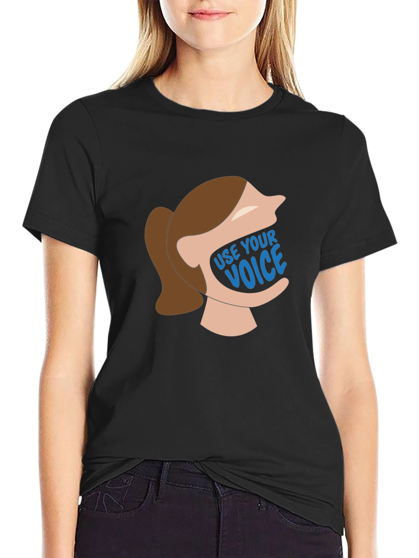 Use Your Voice Graphic Tee - Empowering Unisex T-Shirt