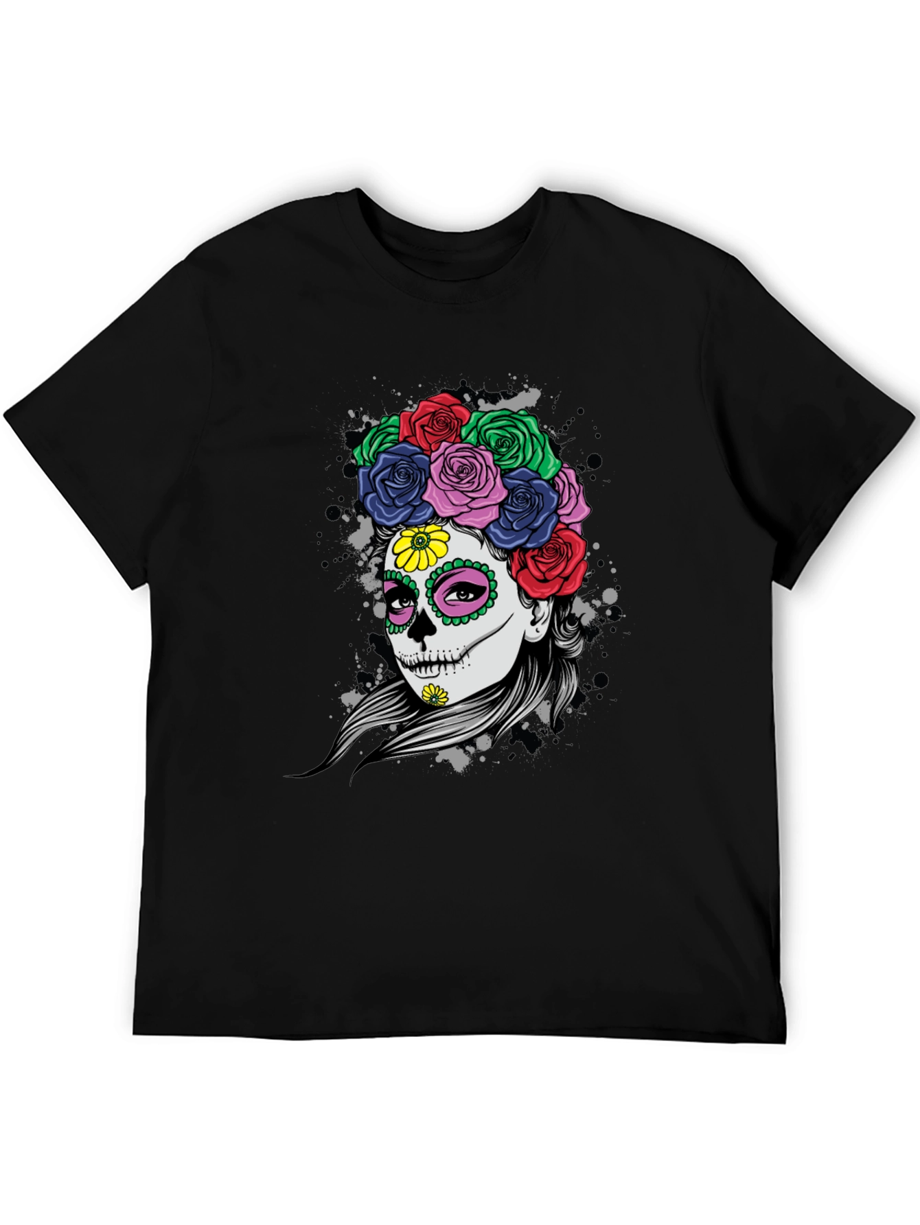 Sugar Skull Floral T-Shirt