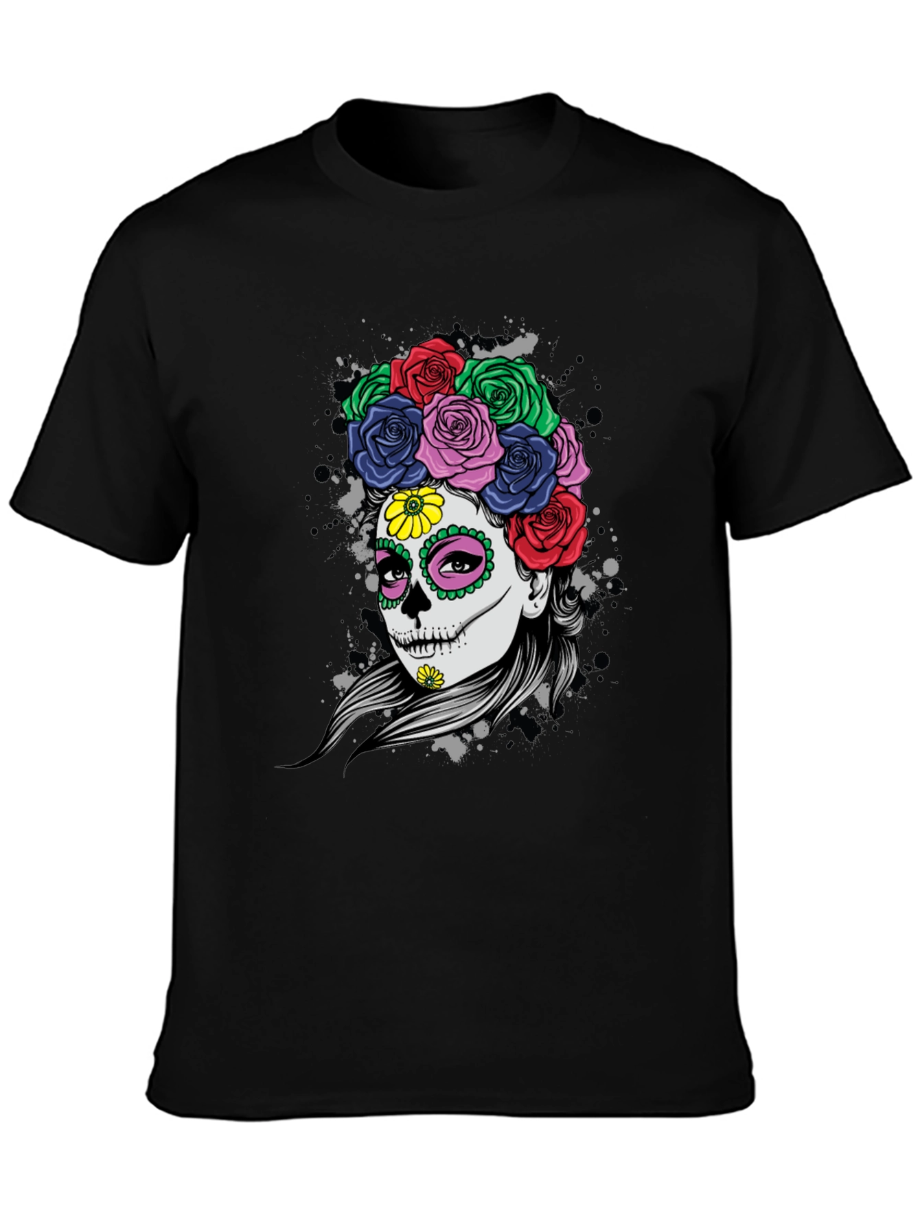 Sugar Skull Floral T-Shirt