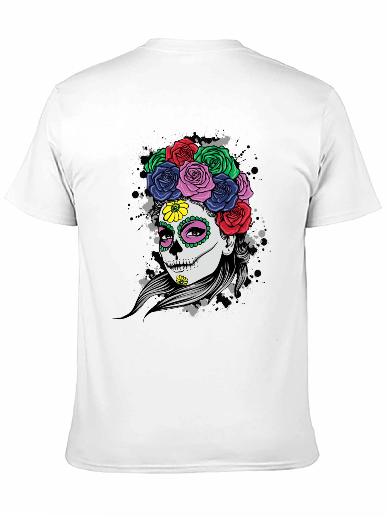 Sugar Skull Floral T-Shirt